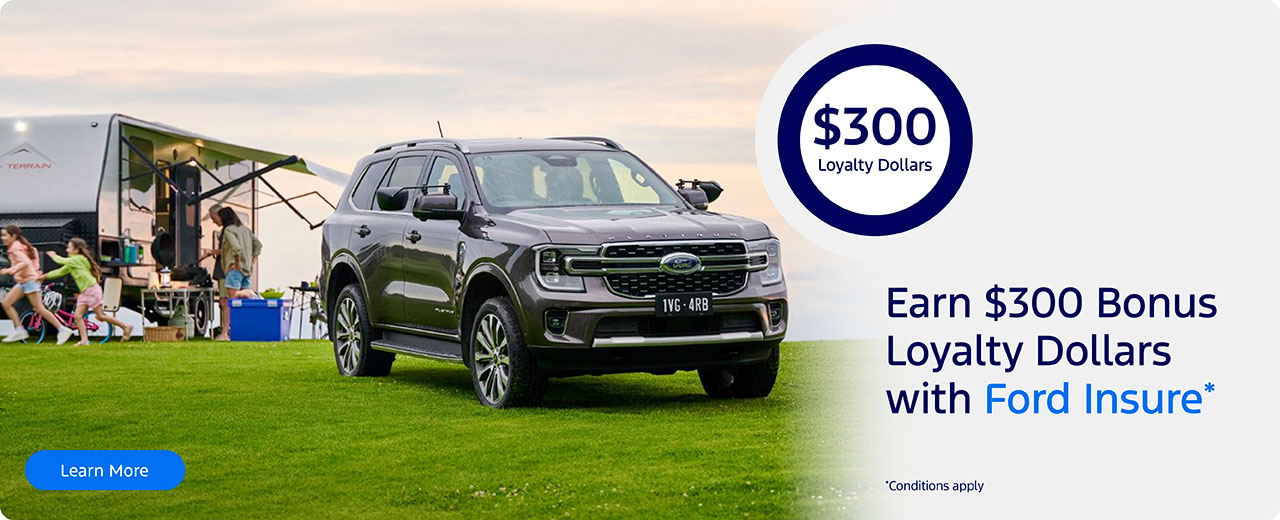 Earn $300 Bonus Loyalty Dollars with Ford Insure.