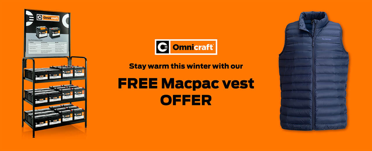 Bonus Macpac vest offer